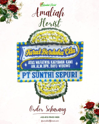 Papan Bunga Duka di Cibingbin