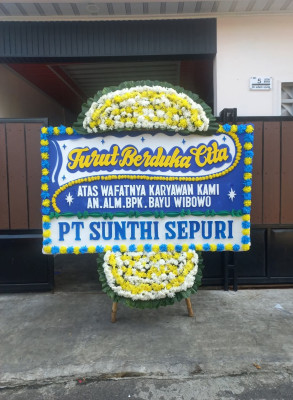 Papan Bunga Duka di Cibingbin