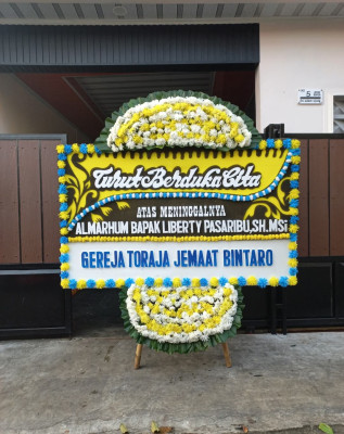 Papan Bunga Duka di Cibingbin